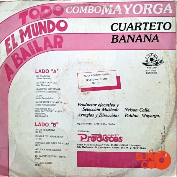 Combo Mayorga - A Bailar Todo El Mundo Vinilo