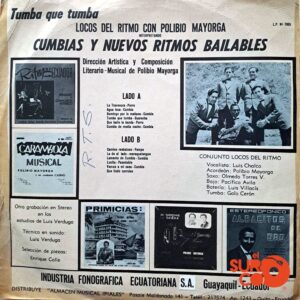 Disco de Vinilo Polibio Mayorga - Tumba Que Tumba Vinilo Vinyl Record