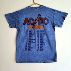 Camiseta - AC/DC 1978 Tour
