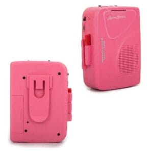 Walkman Casetera Radio AM/FM (Rosado)