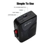 Walkman Casetera Radio AM/FM (Negro)