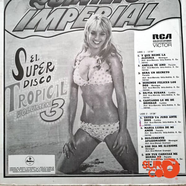 Vinilo Quinteto Imperial - El Súper Disco Tropical Vinyl