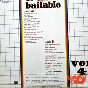 Disco de Vinilo Varios - El Disco Bailable Vol. 4 Vinyl Record