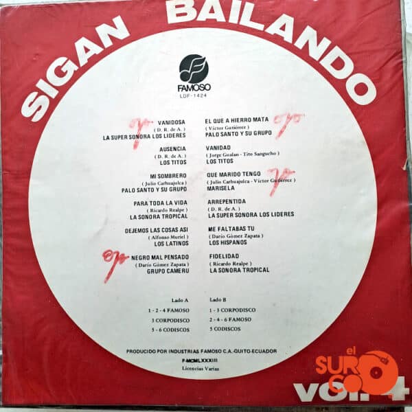 Vinilo Varios - Sigan Bailando Vol. 3 Vinyl