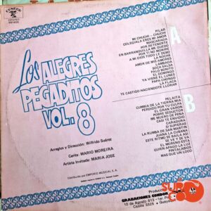 Disco de Vinilo Mario Moreira - Los Alegres Pegaditos Vol. 8 Vinyl Record