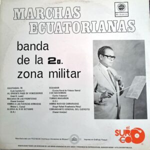 Disco de Vinilo Banda De La Segunda Zona Militar - Marchas Ecuatorianas Vinyl Record