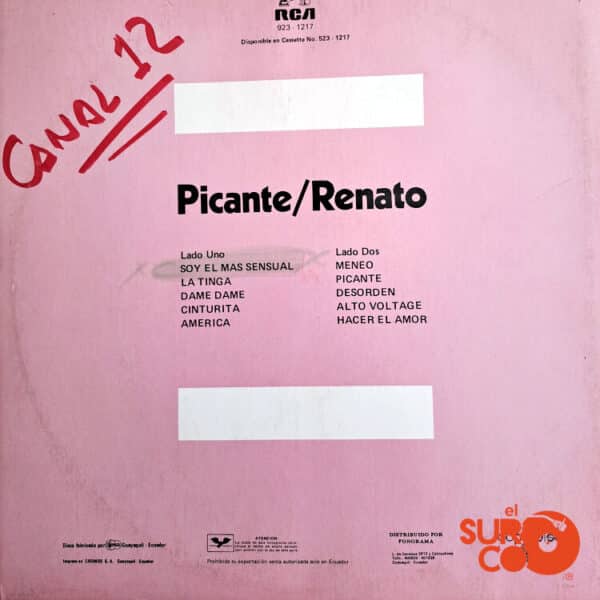 Vinilo Renato - Picante Vinyl