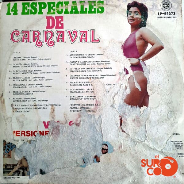 Disco de Vinilo Varios - 14 Especiales De Carnaval Vol. 4 Vinyl Record