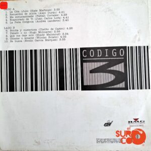 Disco de Vinilo Código 3 - La Cita Primera Edición Vinyl Record