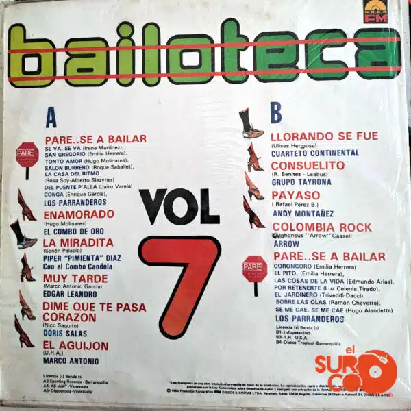 Disco de Vinilo Varios - Bailoteca Vol. 7 Vinyl Record