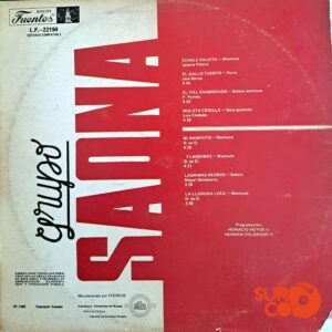 Disco de Vinilo Grupo Saona - Grupo Saona Vol. 2 Vinyl Record
