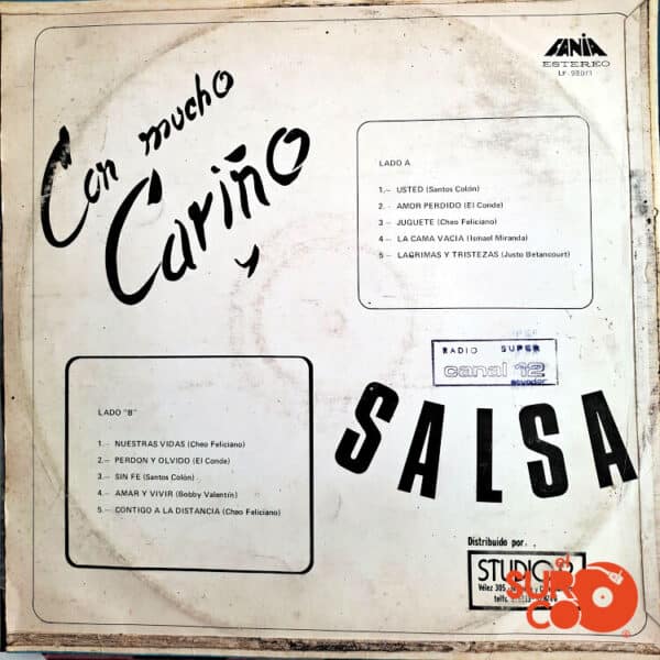 Vinilo Varios - Con Mucho Cariño y Salsa Vinyl