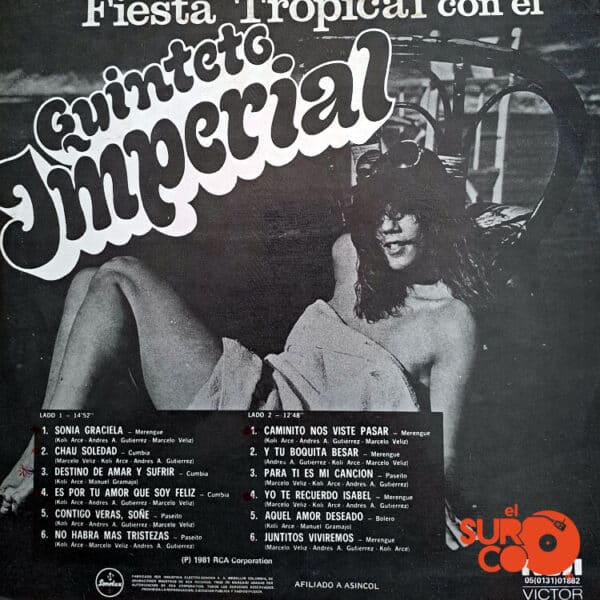 Vinilo Quinteto Imperial - Fiesta Tropical Vinyl