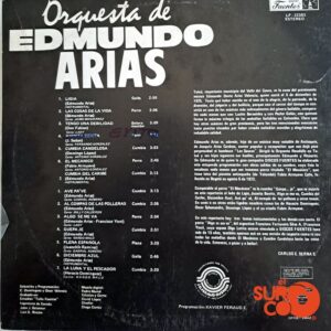 Disco de Vinilo Edmundo Arias - Música Tropical De Colombia Vinyl Record