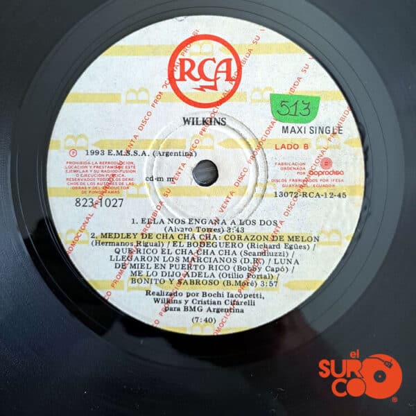 Disco de Vinilo Wilkins - Wilkins Vinyl Record