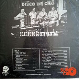 Disco de Vinilo Cuarteto Continental - Disco De Oro Vinyl Record