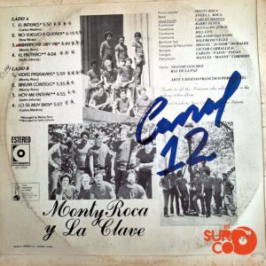 Disco de Vinilo Conjunto La Clave - Monty Roca y La Clave Vinyl Record