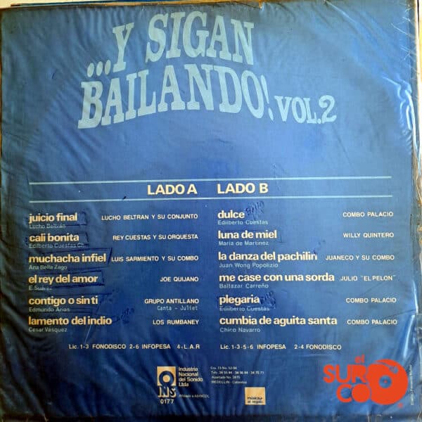 Disco de Vinilo Varios - Y Sigan Bailando Vol. 2 Vinyl Record