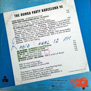 Disco de Vinilo Varios - The Rumba Party Barcelona 92 Vinyl Record
