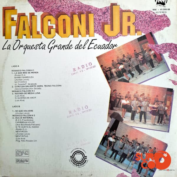 Vinilo Falconí Jr - Insuperables Vinyl