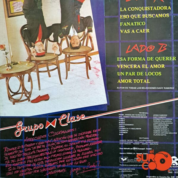 Vinilo Grupo Clase - Un Par De Locos Vinyl