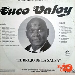 Disco de Vinilo Cuco Valoy - Grandes Éxito De Cuco Valoy El Brujo De La Salsa Vinyl Record