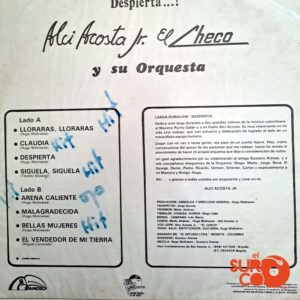 Disco de Vinilo Alci Acosta Jr - Despierta Vinyl Record