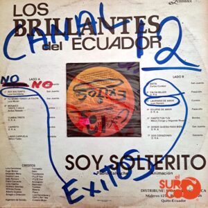 Disco de Vinilo Los Brillantes Del Ecuador - Soy Solterito Vinyl Record