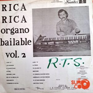 Disco de Vinilo Rica Rica - Órgano Bailable Vol. 2 Vinyl Record