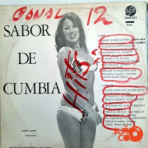 Disco de Vinilo Varios - Sabor De Cumbia Vinyl Record