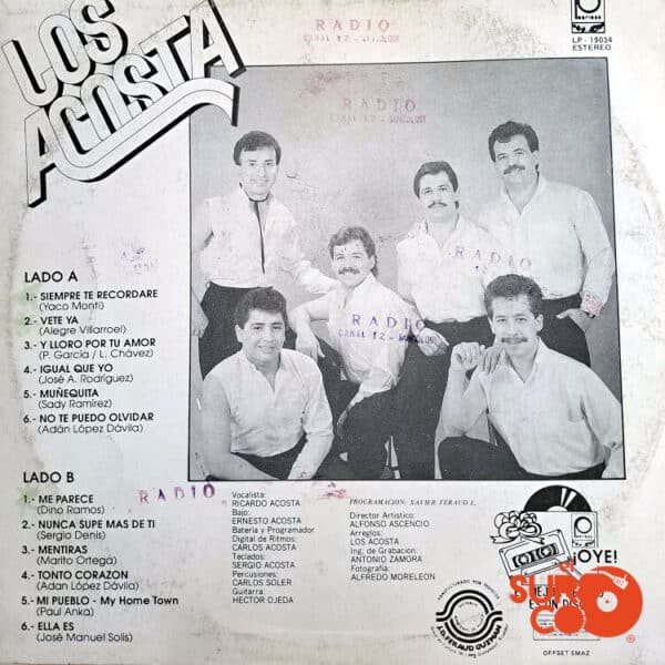 Vinilo Los Acosta - Los Acosta Vinyl