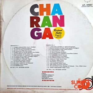 Disco de Vinilo Ricardo Antón - Charanga Vinyl Record