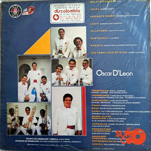 Vinilo Oscar D' León - De Venezuela Para El Mundo Vinyl