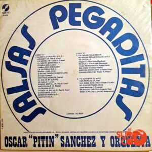 Disco de Vinilo Oscar "Pitín" Sánchez - Salsas Pegaditas Vinyl Record