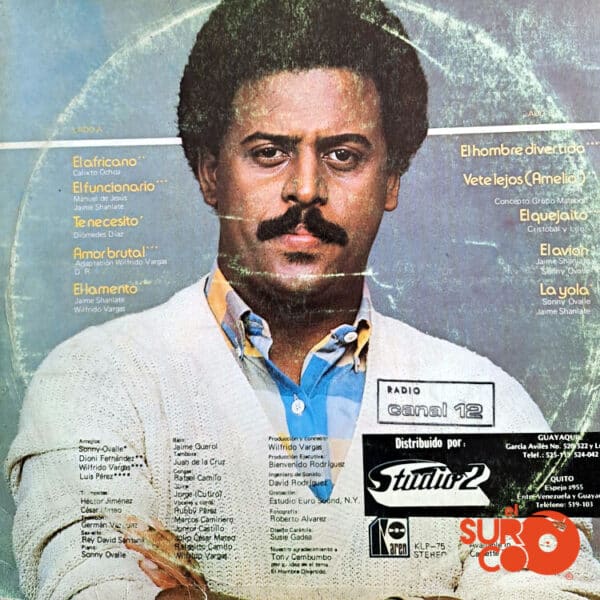 Disco de Vinilo Wilfrido Vargas - El Africano Vinyl Record