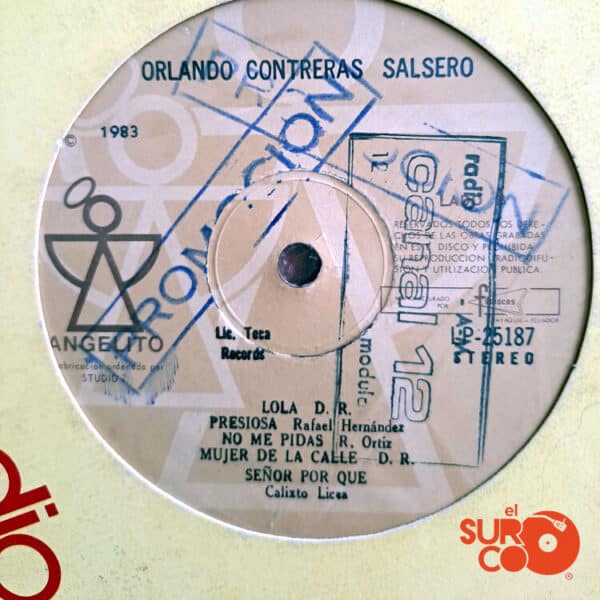 Vinilo Orlando Contreras - Salsero Vinyl