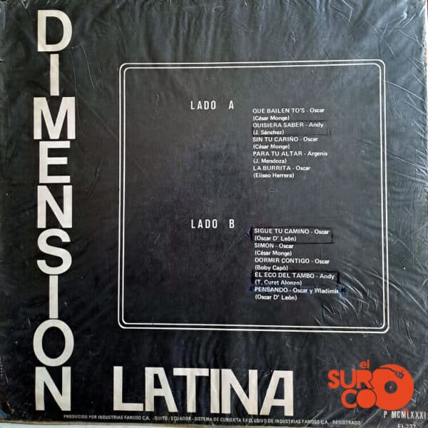 Disco de Vinilo Dimensión Latina - Grandes Éxitos De La Dimensión Latina Vinyl Record