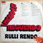 Disco de Vinilo Rulli Rendo - El Toque Del Recuerdo Vinyl Record