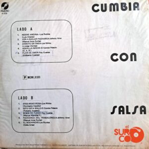 Disco de Vinilo Varios - Cumbia Con Salsa Vinyl Record