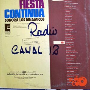 Disco de Vinilo Sonora Los Dinámicos - Fiesta Continua Vol. 9 Vinyl Record