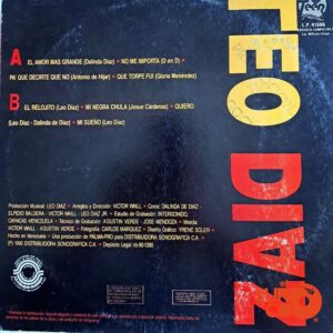 Disco de Vinilo Leo Díaz - Mi Sueño Vinyl Record