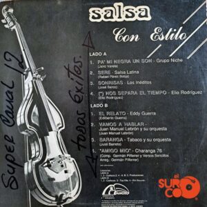 Disco de Vinilo Varios - Salsa Con Estilo Vinyl Record