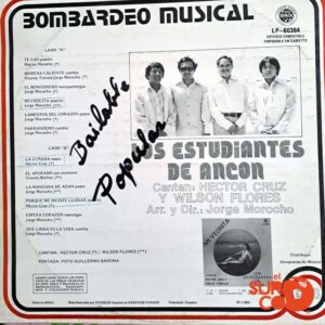 Disco de Vinilo Los Estudiantes De Ancón - Bombardeo Musical Vinyl Record