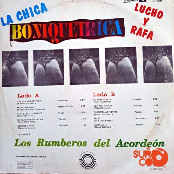 Disco de Vinilo Lucho y Rafa - La Chica Boniquétrica Vinyl Record