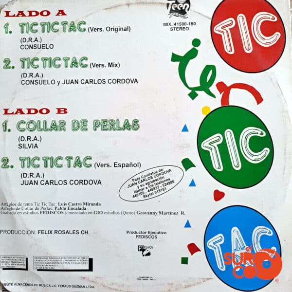 Disco de Vinilo Varios - Tic Tic Tac Vinyl Record