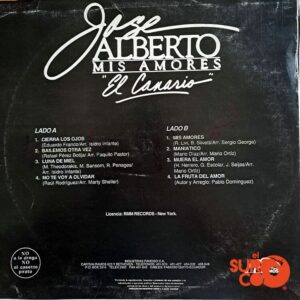 Disco de Vinilo José Alberto - Mis Amores Vinyl Record