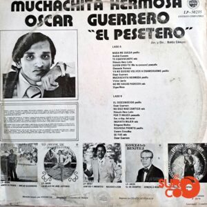 Disco de Vinilo Oscar Guerrero - Muchachita Hermosa Vinyl Record