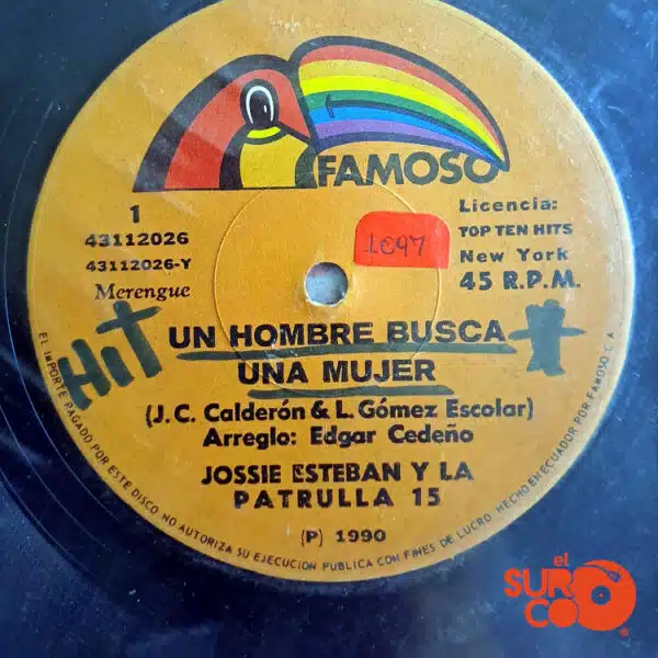 Disco de Vinilo Jossie Esteban y La Patrulla 15 - Un Hombre Busca Una Mujer Vinyl Record