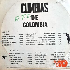Disco de Vinilo Varios - Cumbias De Colombia Vinyl Record