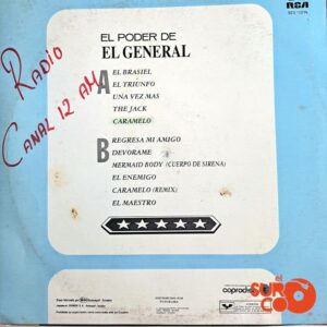 Disco de Vinilo El General - El Poder De El General Vinyl Record